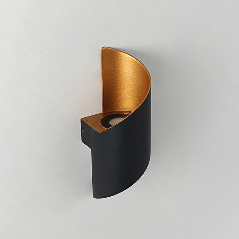 Spiral Aluminum Acrylic Bedroom Wall Lamp