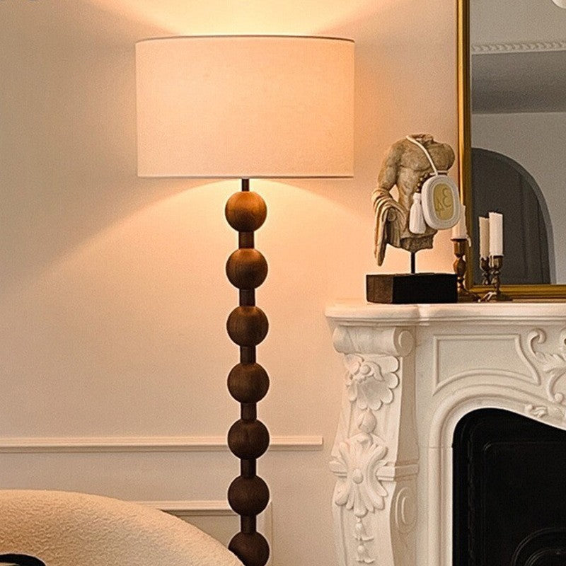Cylinder Small Ball Iron Floor Lamp