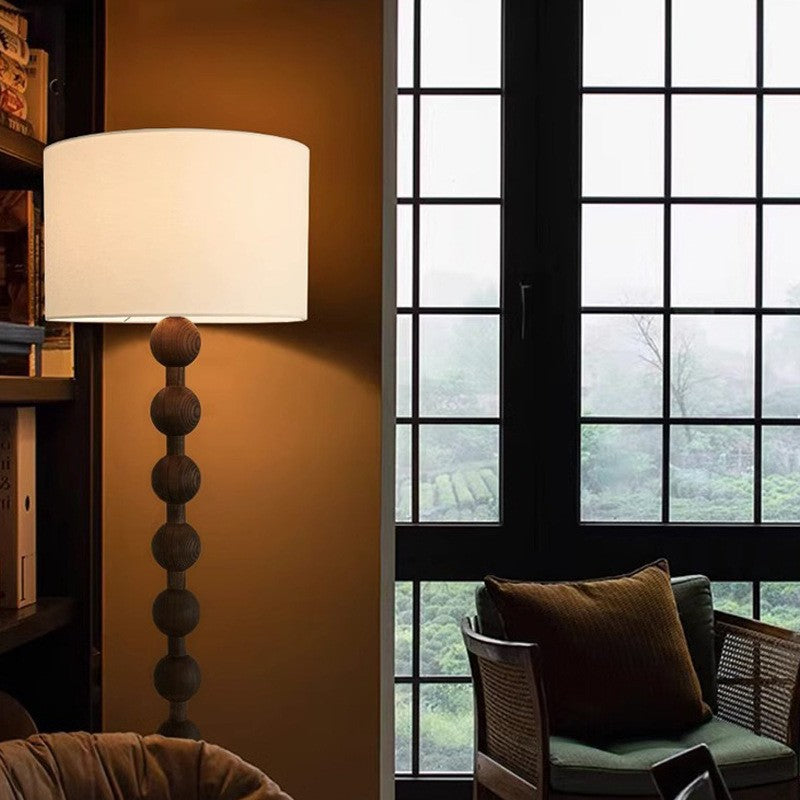 Cylinder Small Ball Iron Floor Lamp