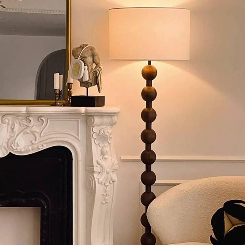 Cylinder Small Ball Iron Floor Lamp