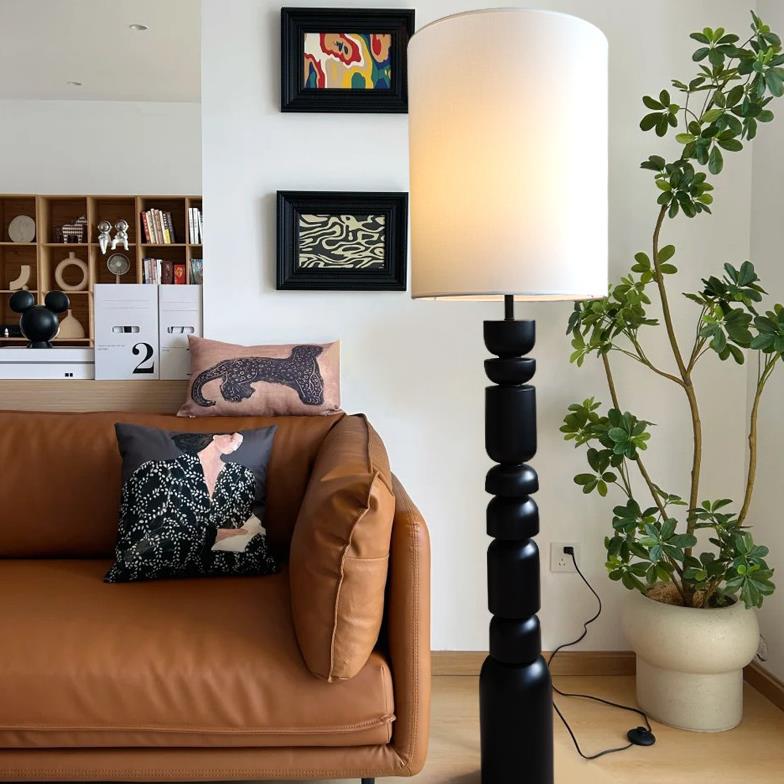 Cylinder Half Circle Cascade Floor Lamp