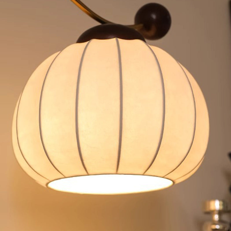 Pumpkin Cylinder Bent Sphere Floor Lamp