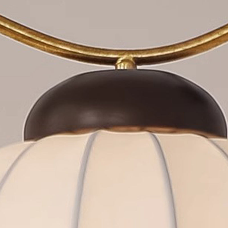 Pumpkin Cylinder Bent Sphere Floor Lamp