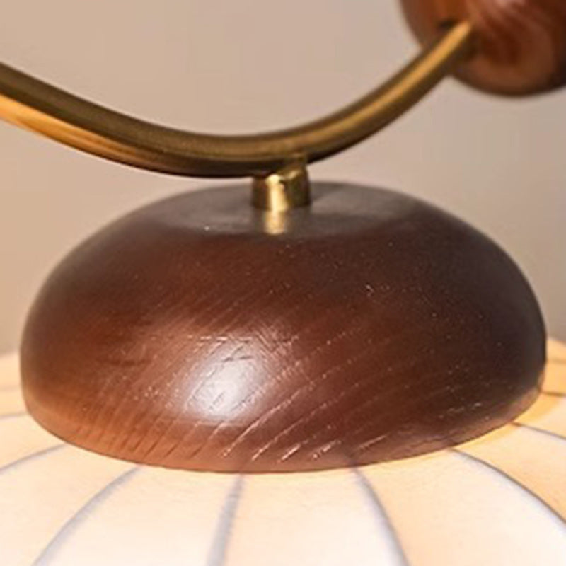 Pumpkin Cylinder Bent Sphere Floor Lamp
