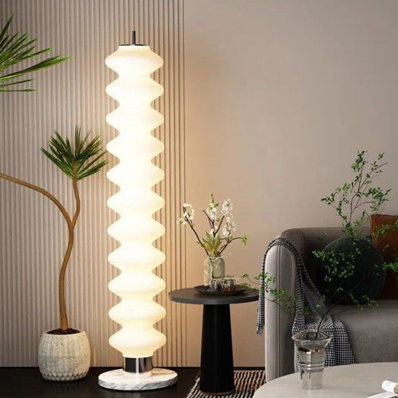 Gourd Multilayer Iron Marble Floor Lamp