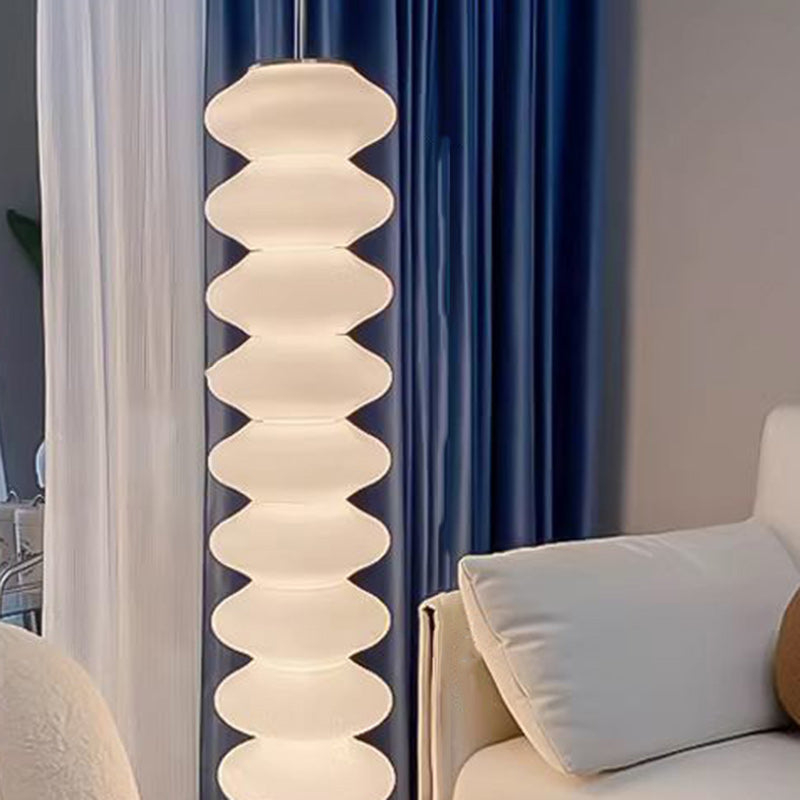 Gourd Multilayer Iron Marble Floor Lamp