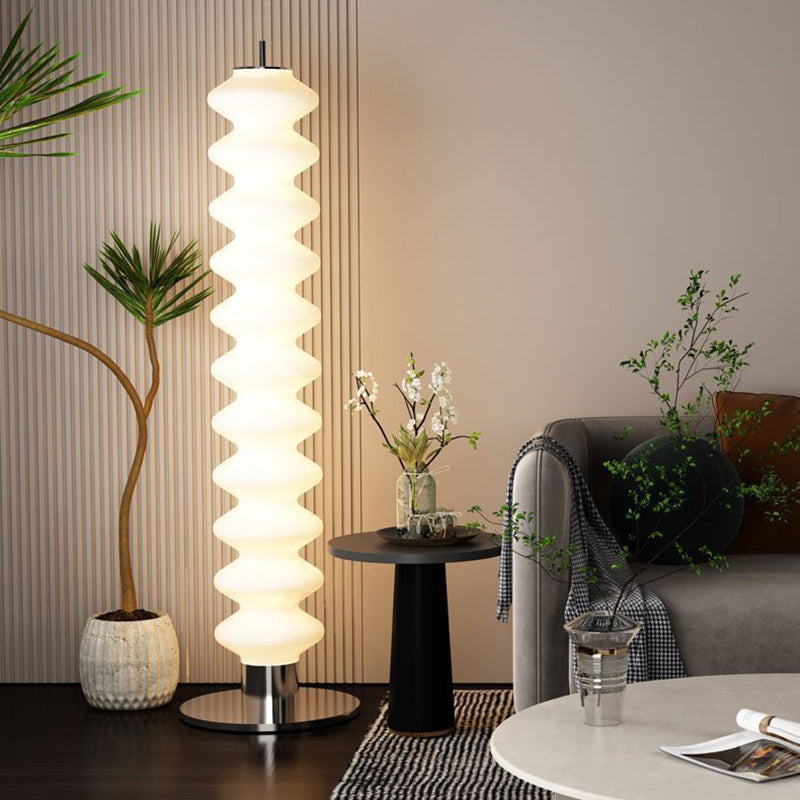 Gourd Multilayer Iron Marble Floor Lamp