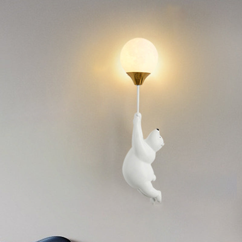 Cartoon Kids Bear Balloon Wall Lamp