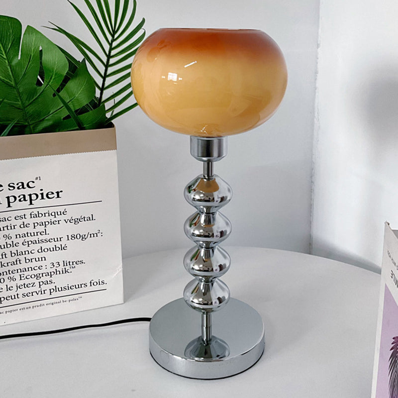 Oval Orb Gourd Disc Table Lamp