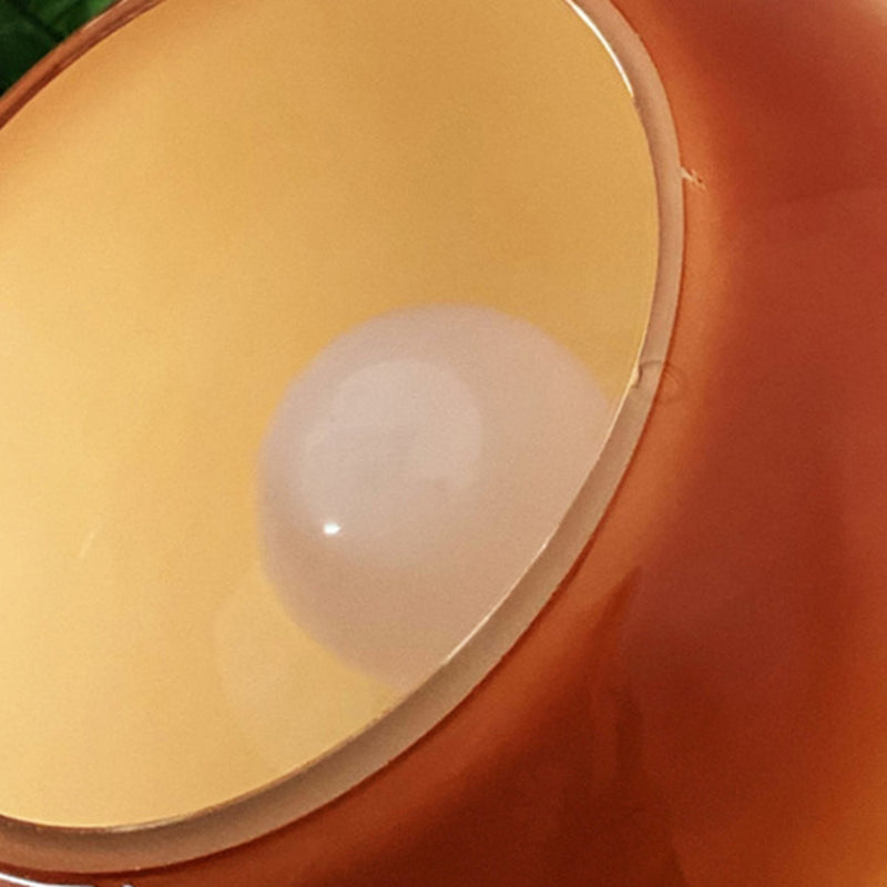 Oval Orb Gourd Disc Table Lamp