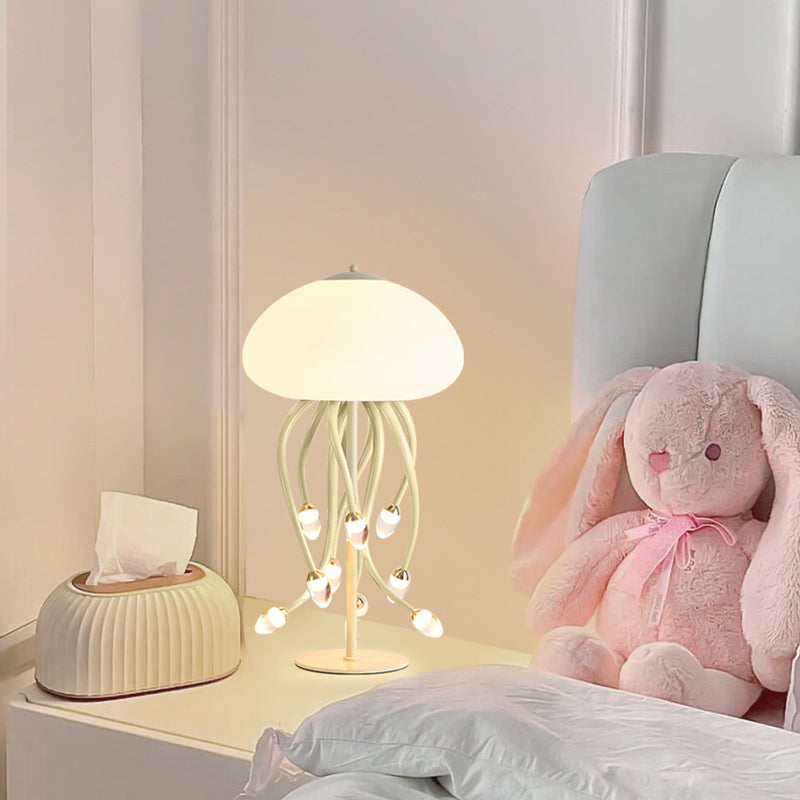 Jellyfish Disc Iron Acrylic Table Lamp