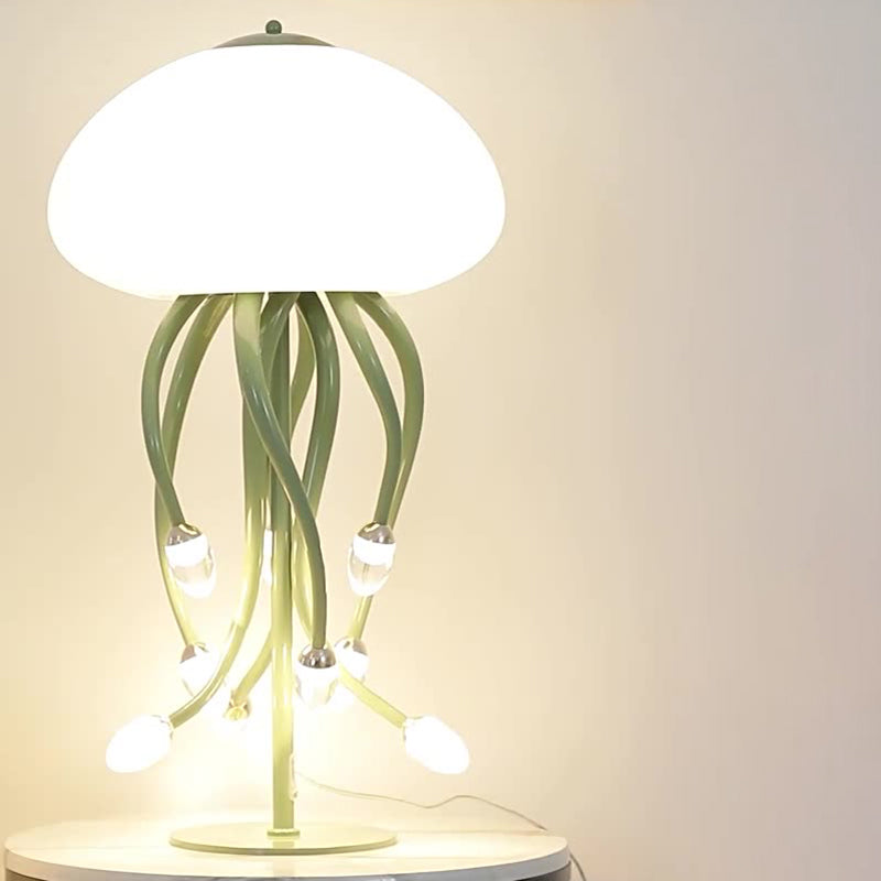 Jellyfish Disc Iron Acrylic Table Lamp