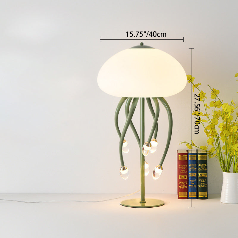 Jellyfish Disc Iron Acrylic Table Lamp