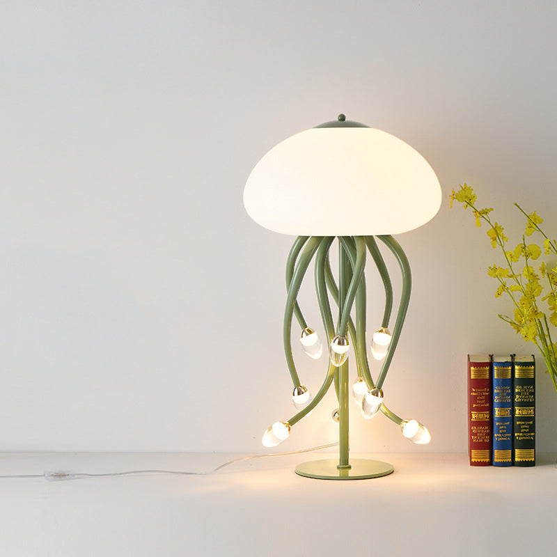 Jellyfish Disc Iron Acrylic Table Lamp