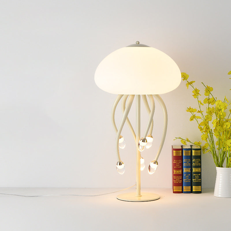 Jellyfish Disc Iron Acrylic Table Lamp