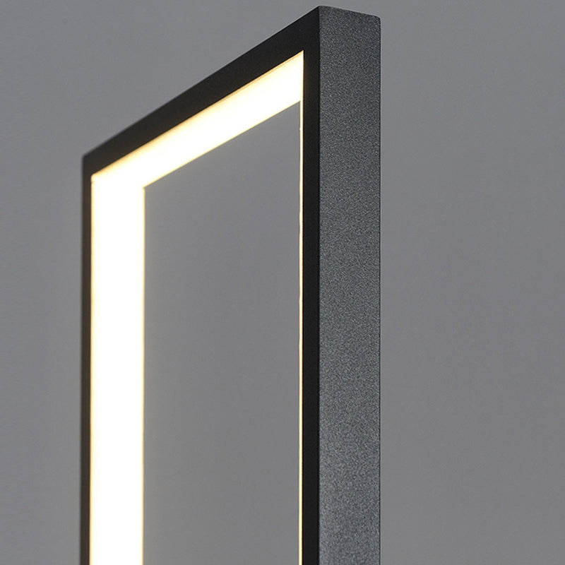 Contemporary Scandinavian Rectangular Long Floor Lamp