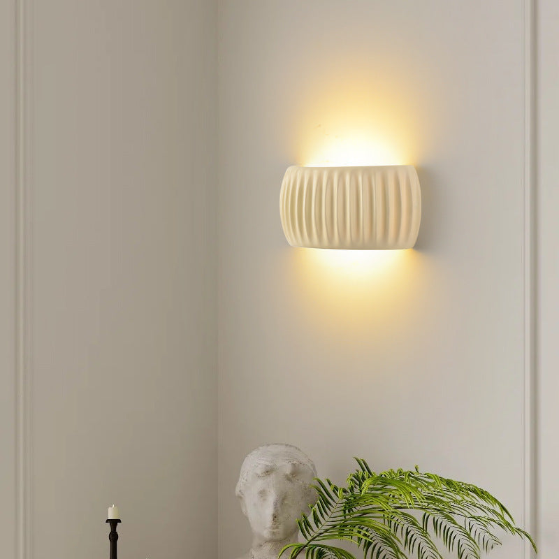 Pumpkin Resin Iron Bedroom 2-Light Wall Lamp