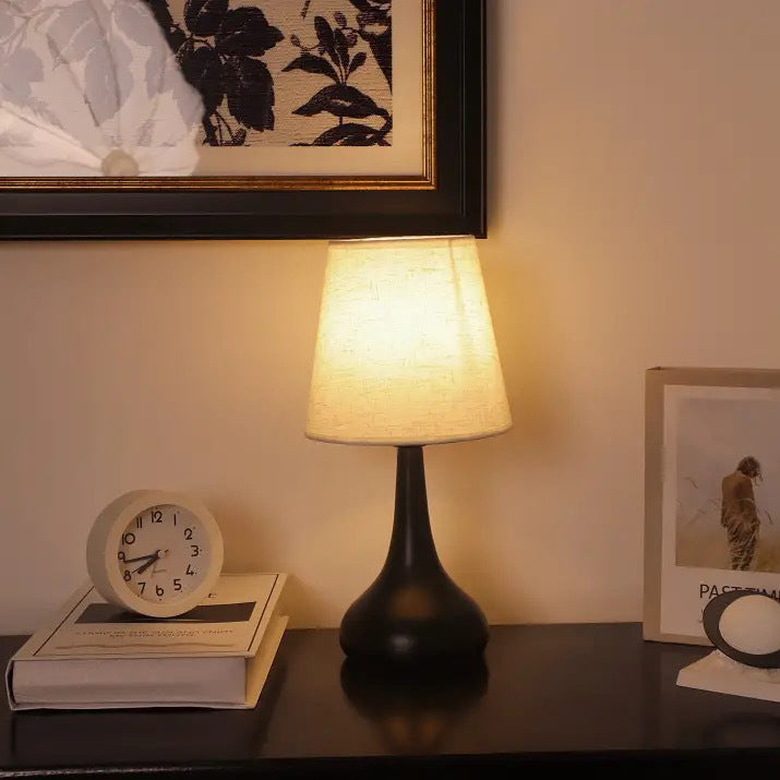 Round Cylinder Teardrop Iron Table Lamp