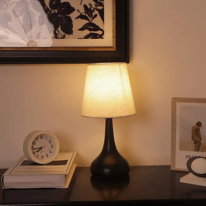 Round Cylinder Teardrop Iron Table Lamp