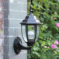 Tower Striped Hexagonal Aluminum Outdoor Light
