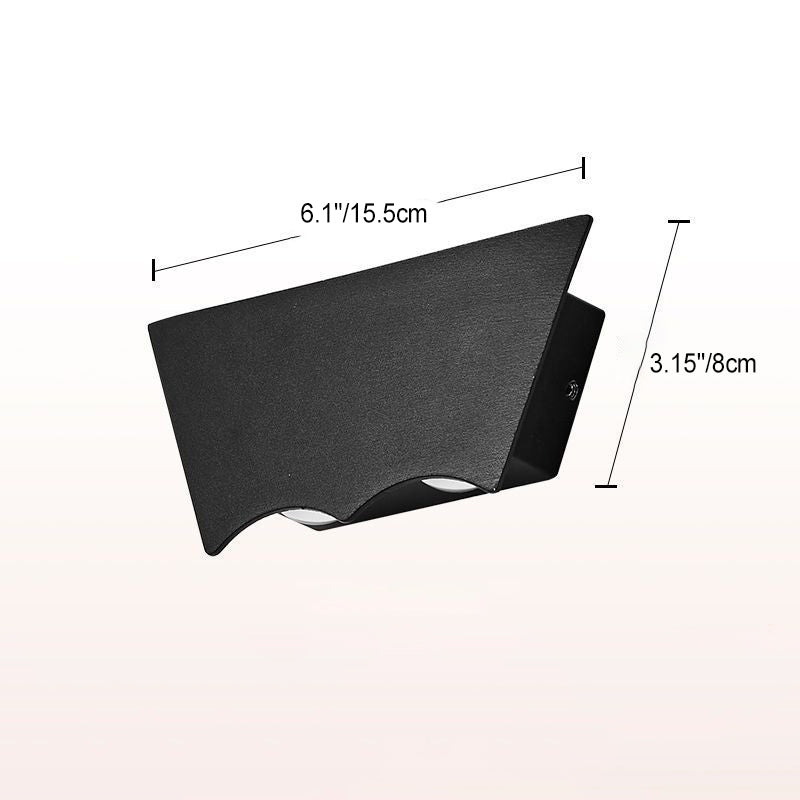 Trapezoidal Semicircle Die-Cast Aluminum Outdoor Light