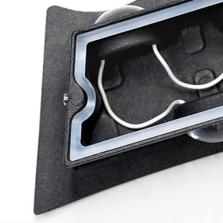 Trapezoidal Semicircle Die-Cast Aluminum Outdoor Light