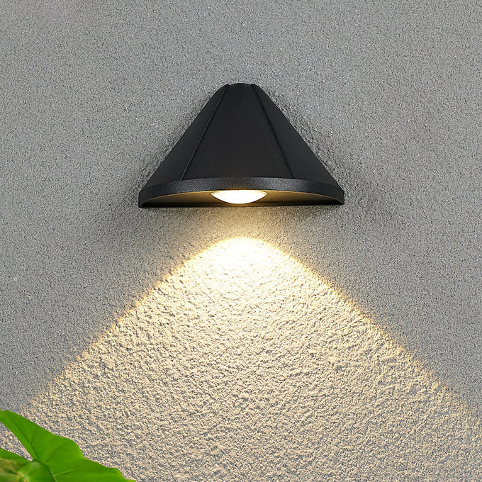Triangle Semicircle Die-Cast Aluminum Outdoor Light