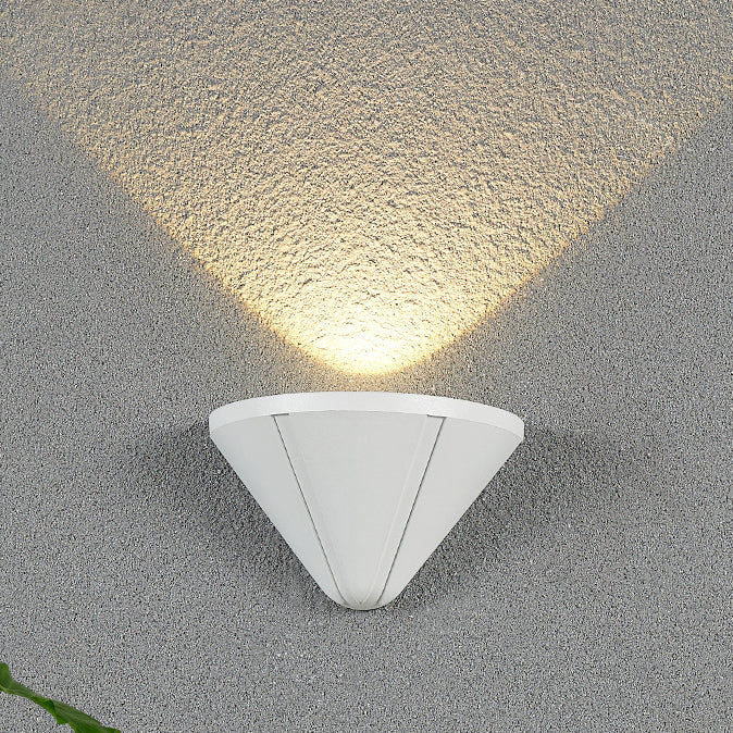 Triangle Semicircle Die-Cast Aluminum Outdoor Light