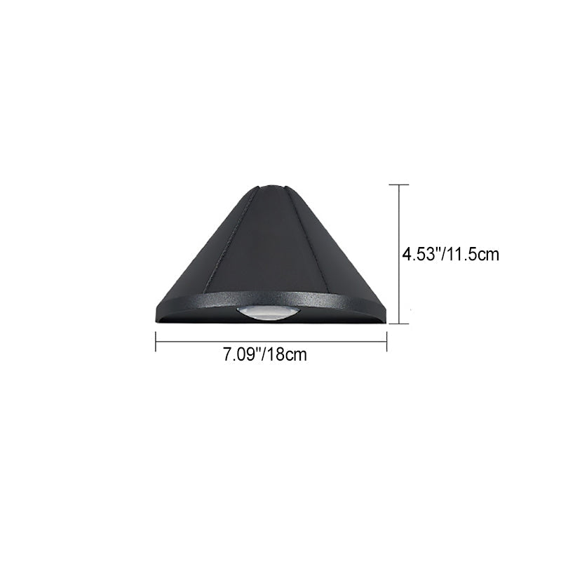 Triangle Semicircle Die-Cast Aluminum Outdoor Light