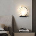 Arc Blade Oval Iron Wall Lamp
