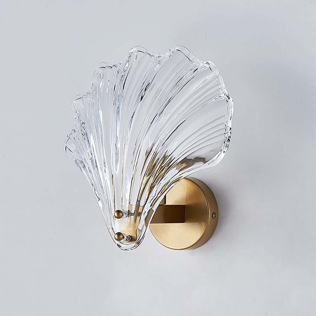Shell Disc Iron Brass Wall Lamp