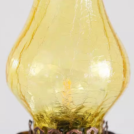 Bottle Cone Half Round Table Lamp