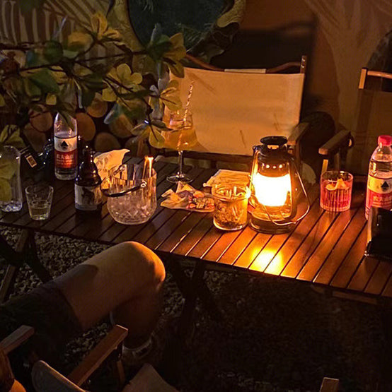 Rechargeable Cylinder Bent Tube Table Lamp