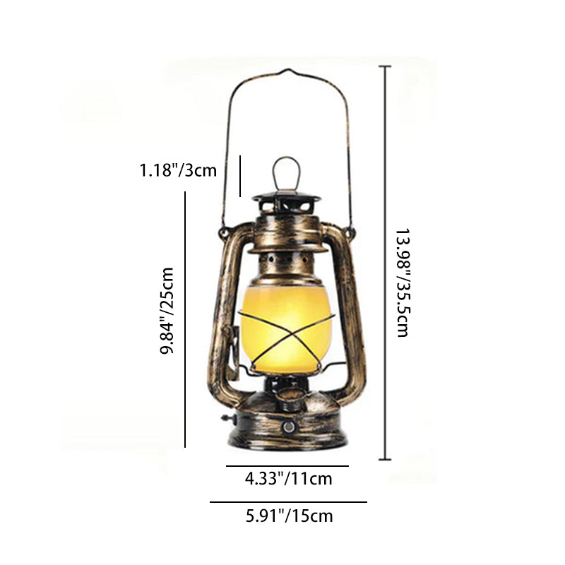 Rechargeable Cylinder Bent Tube Table Lamp