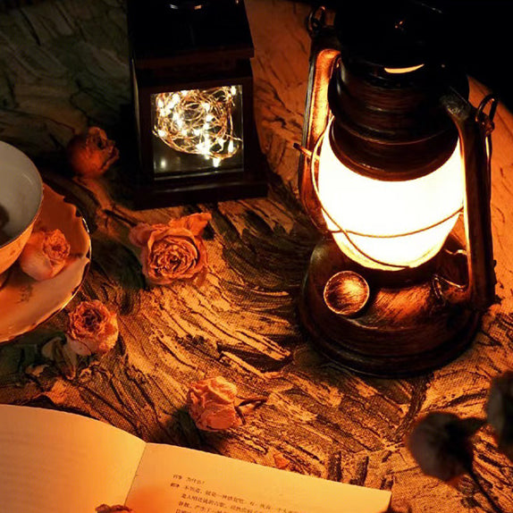 Rechargeable Cylinder Bent Tube Table Lamp