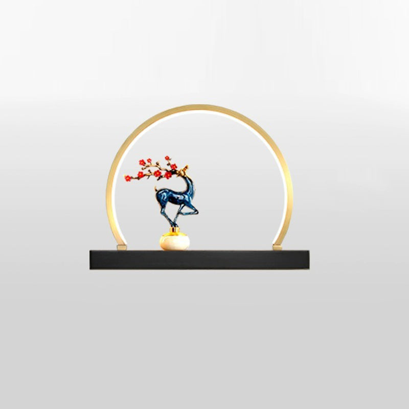 Plum Blossom Deer Welcome Wall Lamp