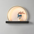 Plum Blossom Deer Welcome Wall Lamp