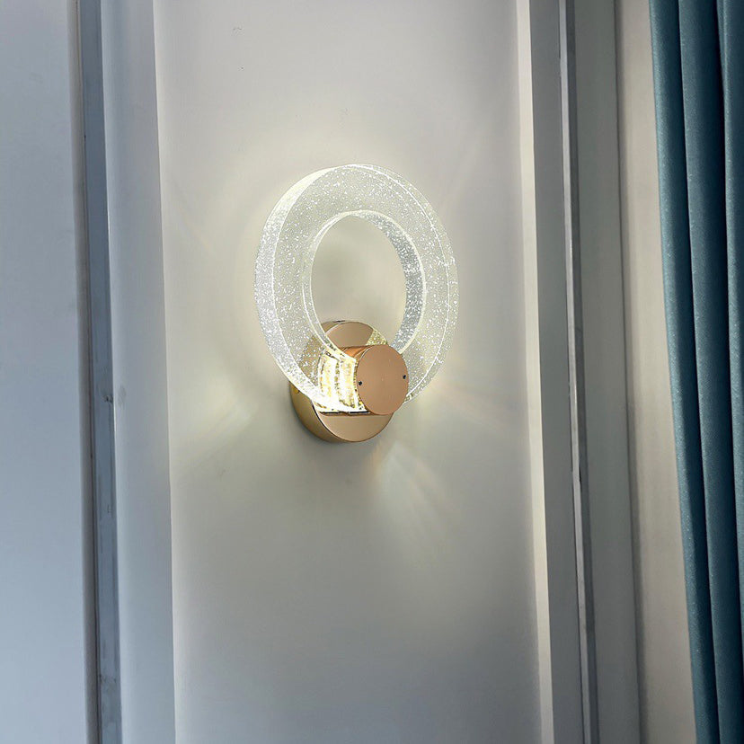 Circle Bubble Disc Iron Wall Lamp