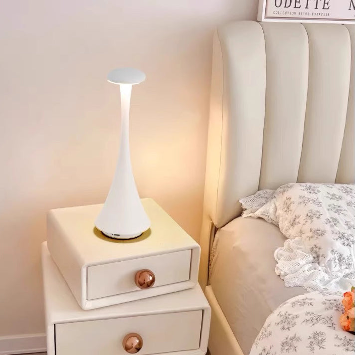 Bottle Semicircle Aluminum Acrylic Table Lamp
