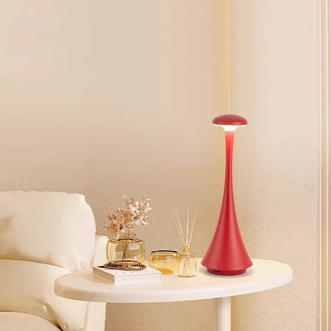 Bottle Semicircle Aluminum Acrylic Table Lamp