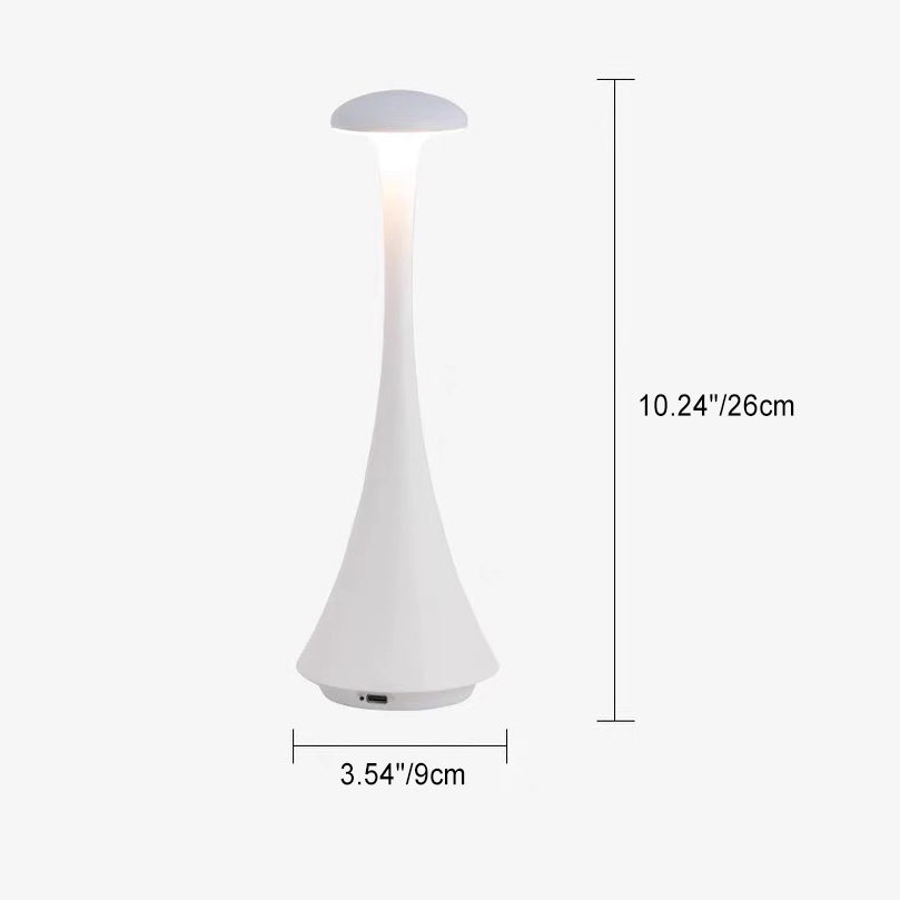 Bottle Semicircle Aluminum Acrylic Table Lamp