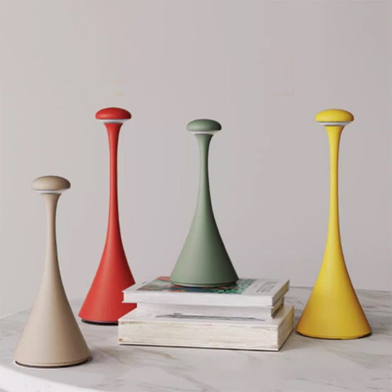Bottle Semicircle Aluminum Acrylic Table Lamp