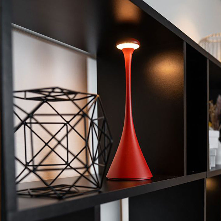 Bottle Semicircle Aluminum Acrylic Table Lamp