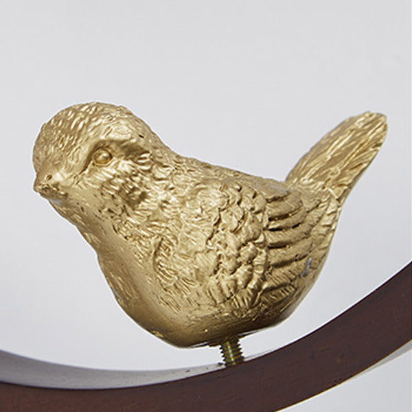 Circle Spherical Bird Disc Wall Lamp