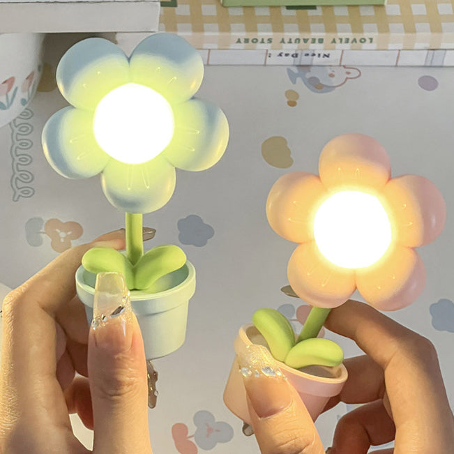 Cute Flower Round ABS Table Lamp
