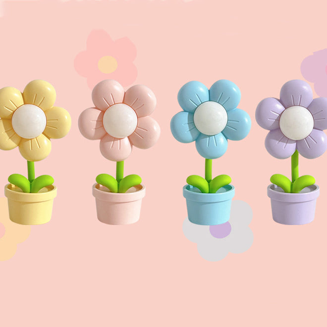 Cute Flower Round ABS Table Lamp