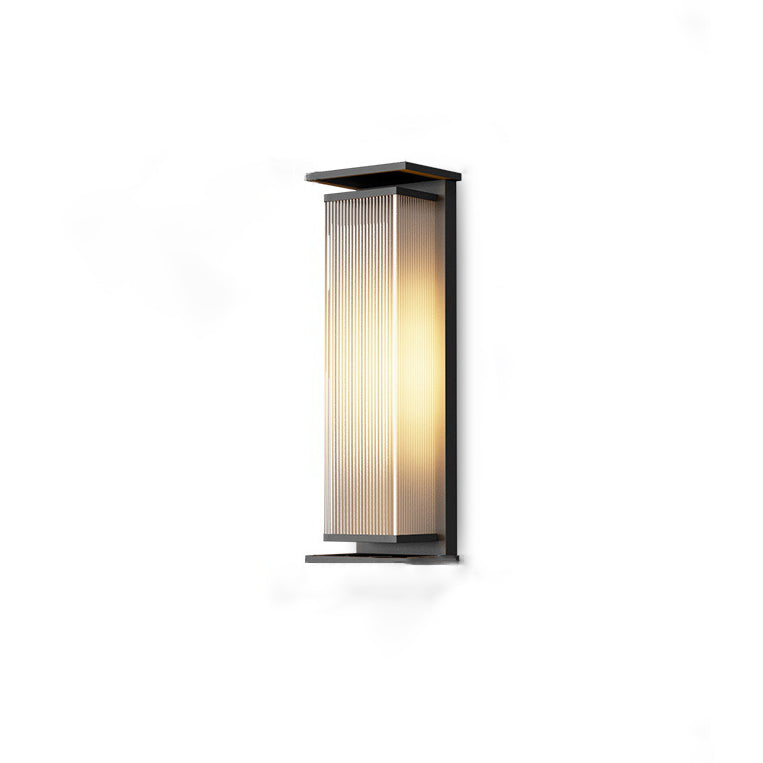 Rectangle Stripe Stainless Steel Outdoor Light