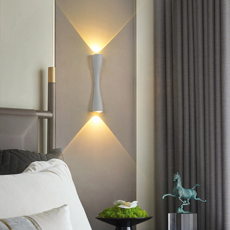 Cylinder Dumbbell Aluminum Living Wall Lamp