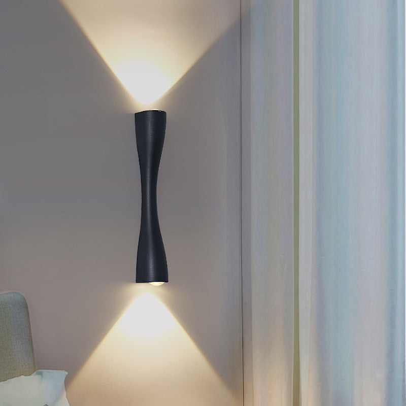 Cylinder Dumbbell Aluminum Living Wall Lamp