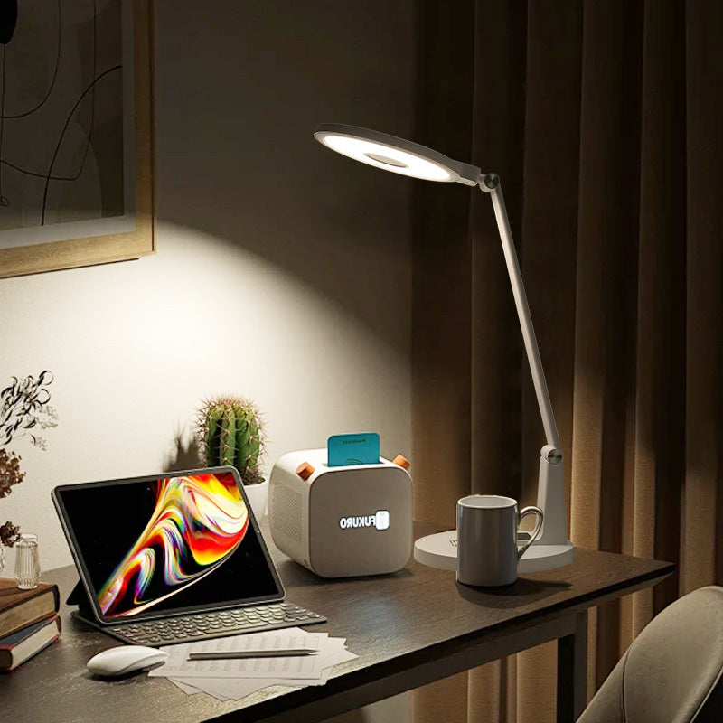 Round Rectangle ABS Aluminum Table Lamp